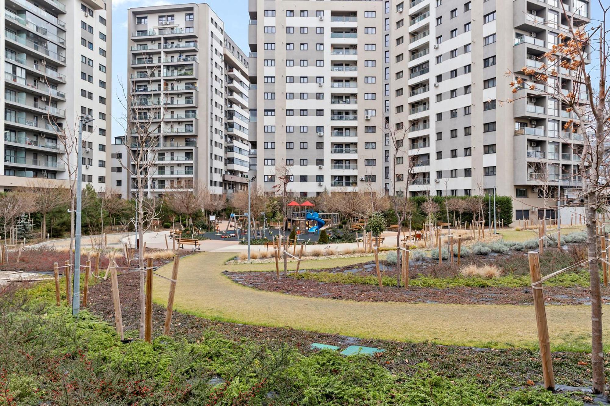 Mido Park Apartment With Private Parking & Self Check-In Бухарест Экстерьер фото